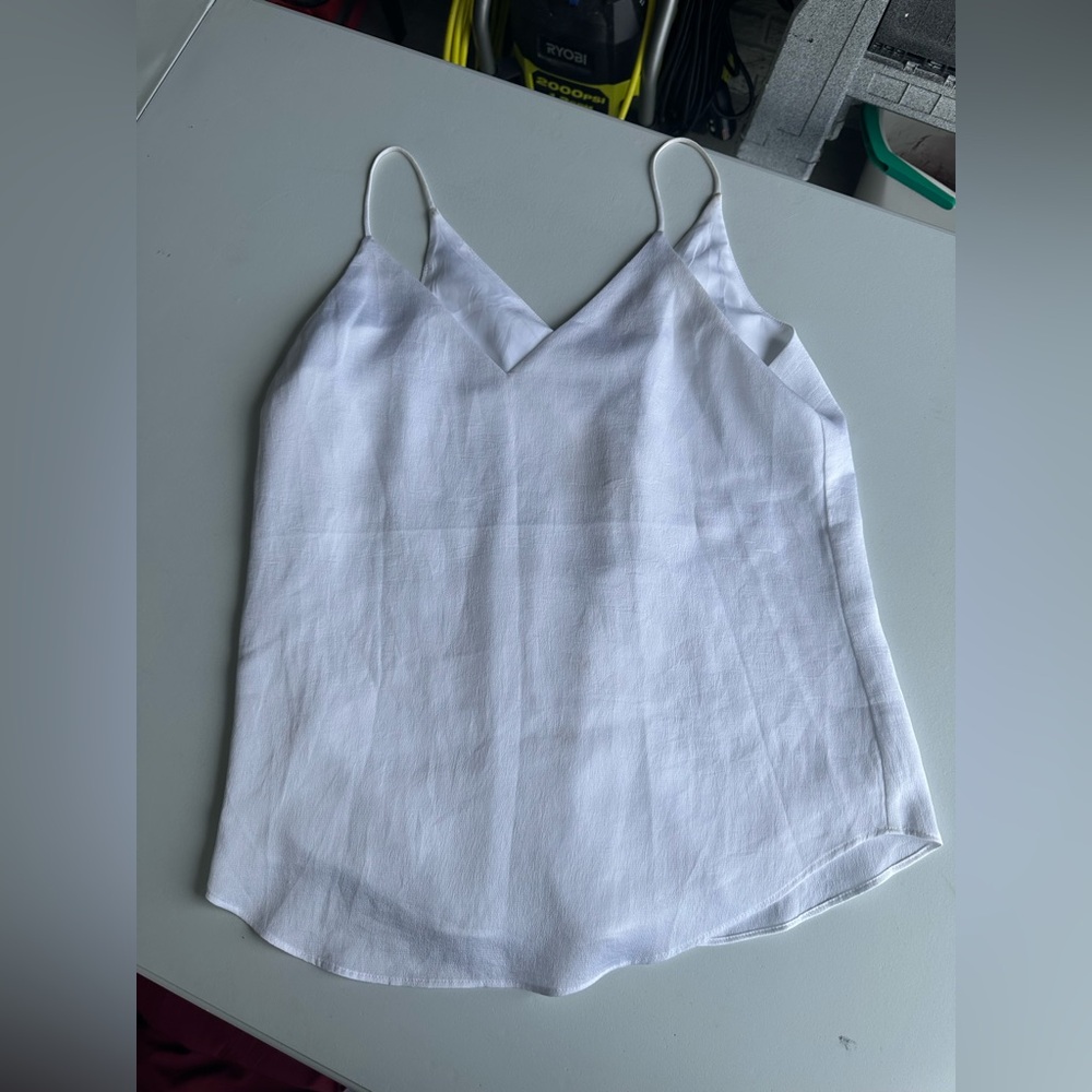 Express White Spaghetti Strap Top